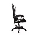Ver imagem 3 de Cadeira Gamer Preta e Branca Reclinável Massageador GAM-004