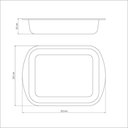 Ver imagem 2 de Assadeira Funda Alumínio Revestimento Antiaderente Starflon T1 Grafite 28 Cm 3,3 L