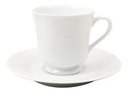 Ver imagem 1 de Xícara Café c/ Pires C/Pé Linha Itamaraty Noiva Porcelana Schmidt
