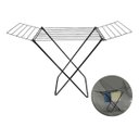 Ver imagem 2 de 9981 - Varal em Aço de Chão com Asas Preto 133x53x95cm - Maxeb