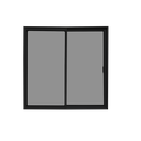 Ver imagem 6 de Vitrô 2 Folhas Móveis de Correr Aluminio Preto 1,00x1,20 Linha 18 Modular