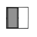 Ver imagem 4 de Vitrô 2 Folhas Móveis de Correr Aluminio Preto 1,00x1,20 Linha 18 Modular