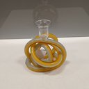 Ver imagem 4 de Castiçal Porta Vela Vidro 16x14x14cm Âmbar