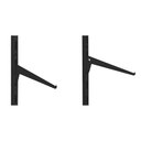 Ver imagem 4 de Kit 4 Suportes para Prateleira Multivisão Ss-25-pr 25cm em Aço Preto