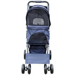 Carrinho de Passeio Pet com Porta Copo para Cães e Gatos - Vermelho - 8