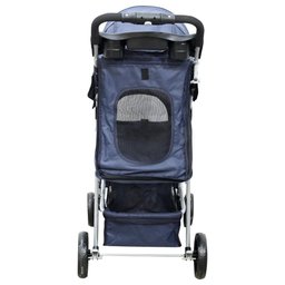 Carrinho de Passeio Pet com Porta Copo para Cães e Gatos - Vermelho - 4