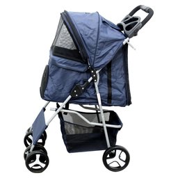 Carrinho de Passeio Pet com Porta Copo para Cães e Gatos - Vermelho - 6