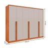 Guarda Roupa Casal Realeza 6 Portas 6 Gavetas Tcil Móveis - 3