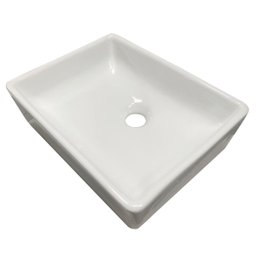 Cuba Sobrepor para Banheiro Lavabo Apoio Branca 40x31x10cm- Peq Defeitos - Guarujab - 4
