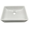 Cuba Sobrepor para Banheiro Lavabo Apoio Branca 40x31x10cm- Peq Defeitos - Guarujab - 3