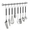 Porta Utensílios e Talheres 50cm com 8 Ganchos Cromado Fs - 2