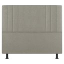 Ver imagem 5 de Kit Cabeceira e Baú Cama Box Queen Size Grace 160cm Sintético Bege - Desk Design
