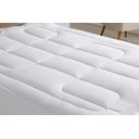 Ver imagem 2 de Pillow Top Casal Padrão de Micropercal 400 Fios com Manta Siliconada, 450g/m²:branco