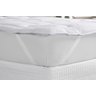 Pillow Top Casal Padrão de Micropercal 400 Fios com Manta Siliconada, 450g/m²:branco - 4