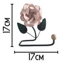 Ver imagem 3 de Porta Papel Higiênico de Parede em Ferro com Rosa:rosa