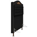Ver imagem 2 de Cabeceira Cama Box Casal Queen 160cm com Tachas Imperial J02 Sintético Preto - Mpozenato