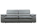 Ver imagem 5 de Sofá Niko 2,30m com Molas Retrátil Reclinável Velosuede - Netsofas - Cinza