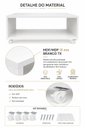 Ver imagem 4 de Mesa de Centro Baixa Decorativa Branco com Rodizios