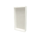 Ver imagem 1 de Armário Expositor Canaletado para Ganchos / Vitrine Loja Comércio - Cor Branco - Cód. 404