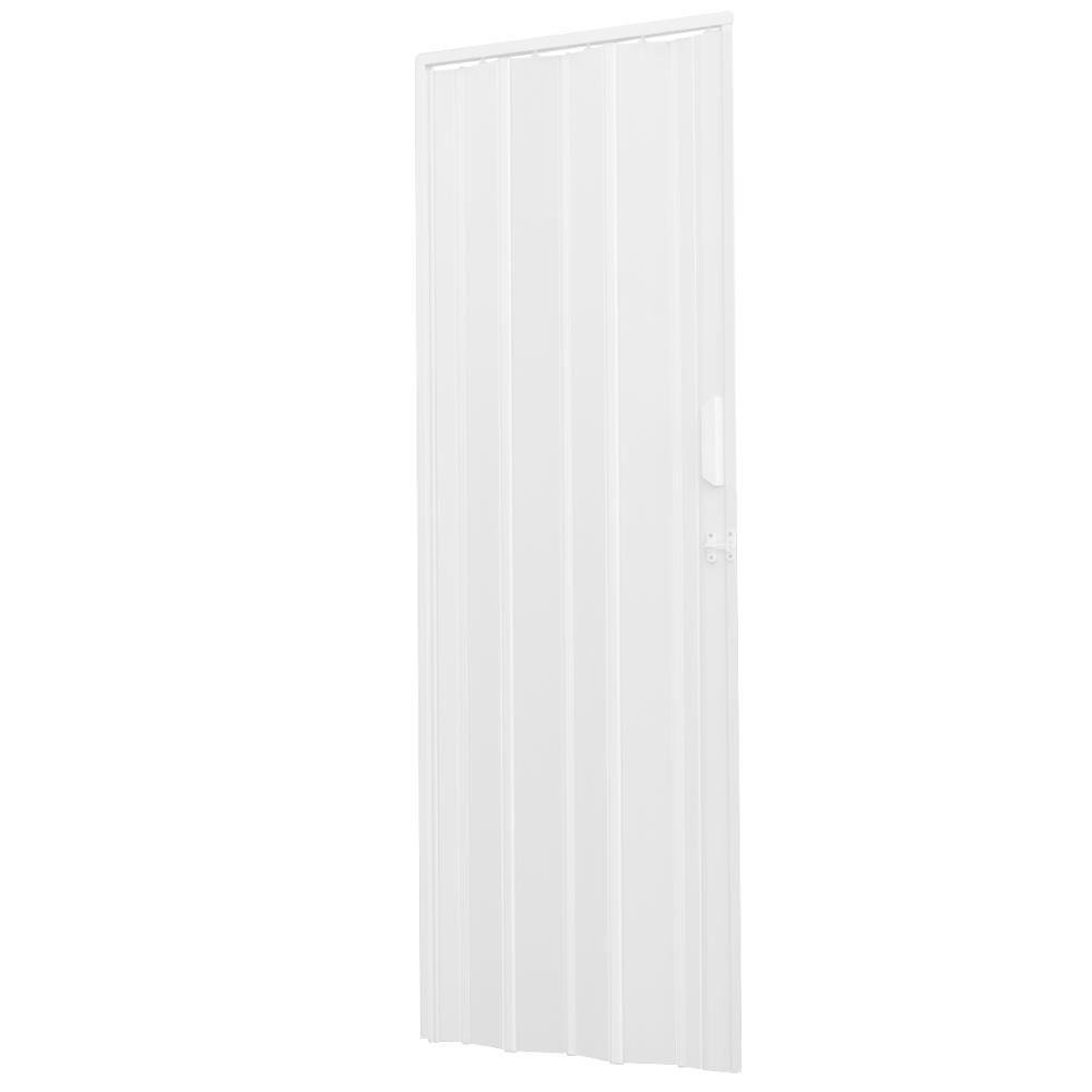 Porta Sanfonada de Pvc 135x210cm Azn - Branco Gelo Branco Gelo - 5