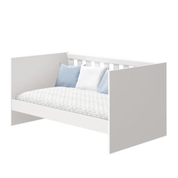 Berço Americano Katatau Branco Brilho com Colchão D18 - Reller Móveis - 5
