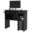 Ver imagem 1 de Escrivaninha computador mesa PC Viena cor Preto Black