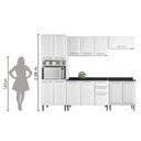 Ver imagem 6 de Armário de Cozinha Completa Itatiaia Tarsila de Aço com Balcão 13 Portas 2 Gavetas Branco