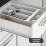 Armário de Cozinha Completa Itatiaia Tarsila de Aço com Balcão 13 Portas 2 Gavetas Branco - 14