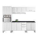 Ver imagem 3 de Armário de Cozinha Completa Itatiaia Tarsila de Aço com Balcão 13 Portas 2 Gavetas Branco