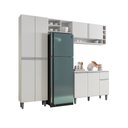 Ver imagem 4 de Cozinha Compacta Vanessa 230cm Branco Ajl Móveis