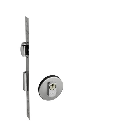 Fechadura Pado Rolete Roseta Redonda 454 - Inox Escovado