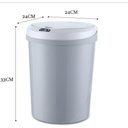 Ver imagem 2 de Lixeira Automatica Sensor Touch Cesto Lixo 9 Litros Inteligente Banheiro Cozinha Azul Luxo