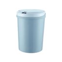 Ver imagem 1 de Lixeira Automatica Sensor Touch Cesto Lixo 9 Litros Inteligente Banheiro Cozinha Azul Luxo
