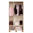 Ver imagem 5 de Armario Multiuso 2 Portas Sapateira com Chave Dacar Carmolar