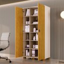 Ver imagem 3 de Armario Multiuso 2 Portas Sapateira com Chave Dacar Carmolar