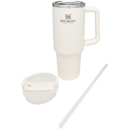 Caneca Termica com Canudo Stanley Adventure 10-02664-090 (1.18L) Cream - 4