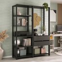 Ver imagem 1 de Estante Livreiro Modular 135cm 2 Peças com 2 Gavetas Multimóveis Mp6029