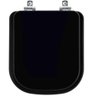 Assento Sanitário com Amortecedor Unic Ébano (preto) para Vaso Deca - 1