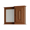 Ver imagem 4 de Gabinete para Banheiro com Cuba e Armário Espelheira Dália 3064 - Imbuia Glazer