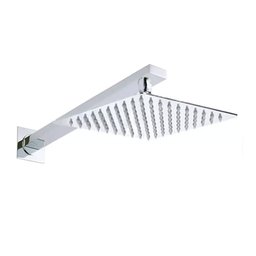 Kit Chuveiro ducha Slim Quadrada 30x30cm Cromada Inox 2 Acabamento - 8