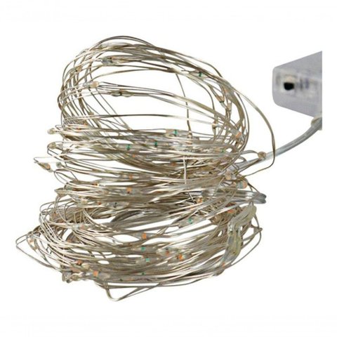 Fio de Fada Led Decoração Cordão de Luz 10 Metros - Rosa
