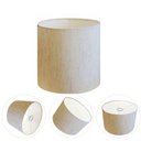 Ver imagem 2 de Cúpula Abajur Cilíndrica Cp-7008 Ø20x25cm Linho Bege