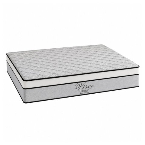 Colchão King Sr Life Visco Molas Ensacadas Espuma D45 193x203x33cm