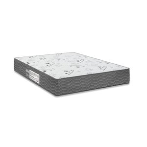 Colchão Casal e-Shop Casa D33 One Face - 17x138x188cm - Suede Cinza