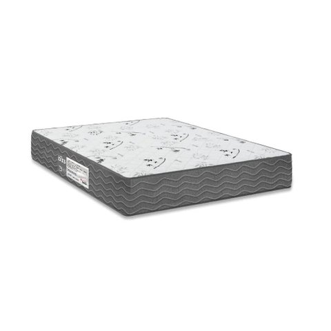 Colchão Casal e-Shop Casa D33 One Face - 17x138x188cm - Suede Cinza