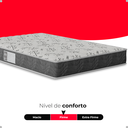 Ver imagem 4 de Colchão Casal e-Shop Casa D33 One Face - 17x138x188cm - Suede Cinza