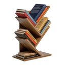 Ver imagem 6 de Livreiro de Mesa Vértice Organizador de Livros Revistas Nicho Freijó