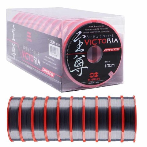 Linha de Pesca Nylon Victoria Cinza 1000 Metros