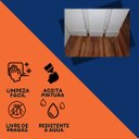 Ver imagem 3 de Kit Rodapé Poliestireno Frisado 2,4m 10cm Branco Px 5184 (45 Barras/2 Colas/ 2 Fixadores)