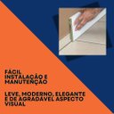 Ver imagem 4 de Kit Rodapé Poliestireno Frisado 2,4m 10cm Branco Px 5184 (45 Barras/2 Colas/ 2 Fixadores)